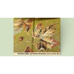 Quilt Craft Fabric 100% Cotton Arnold's Attic‎ Pattern 8167 Moda Fabrics Fall